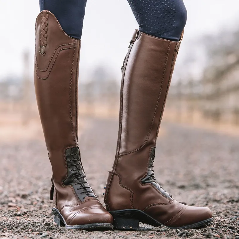 Mountain Horse Valkyria Tall Riding Boots - Brown-1