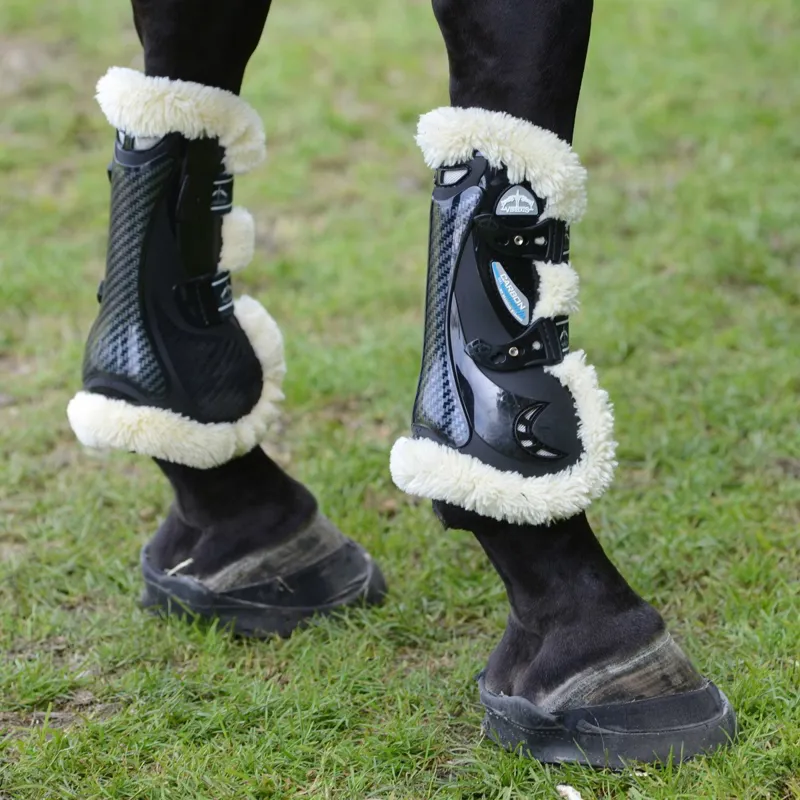 Veredus Carbon Gel Vento Save The Sheep Front Boots - Black-2