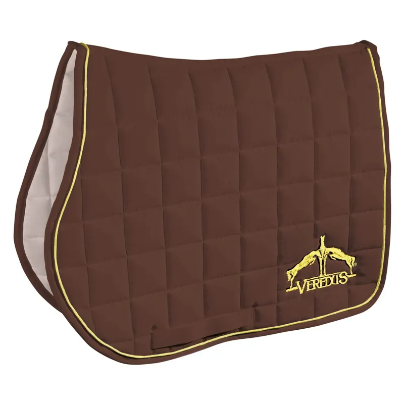 Veredus Grand Slam Jumping Saddle Pad - Brown/Gold