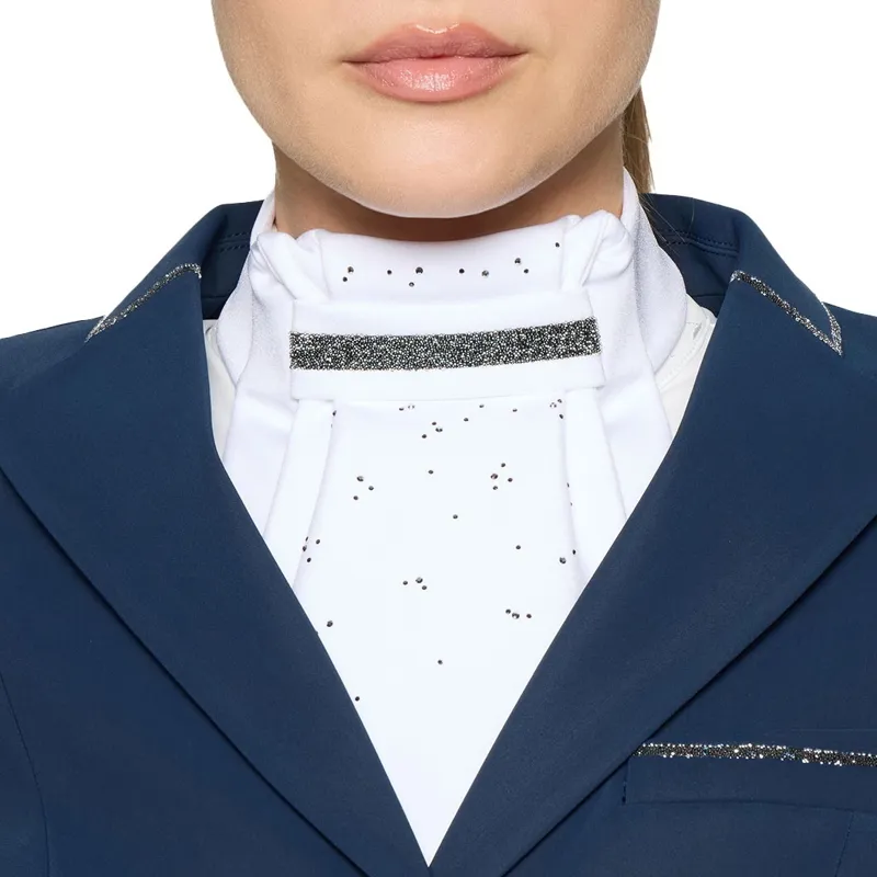 Samshield Crystal Fabric Stock Tie - Golden Shadow