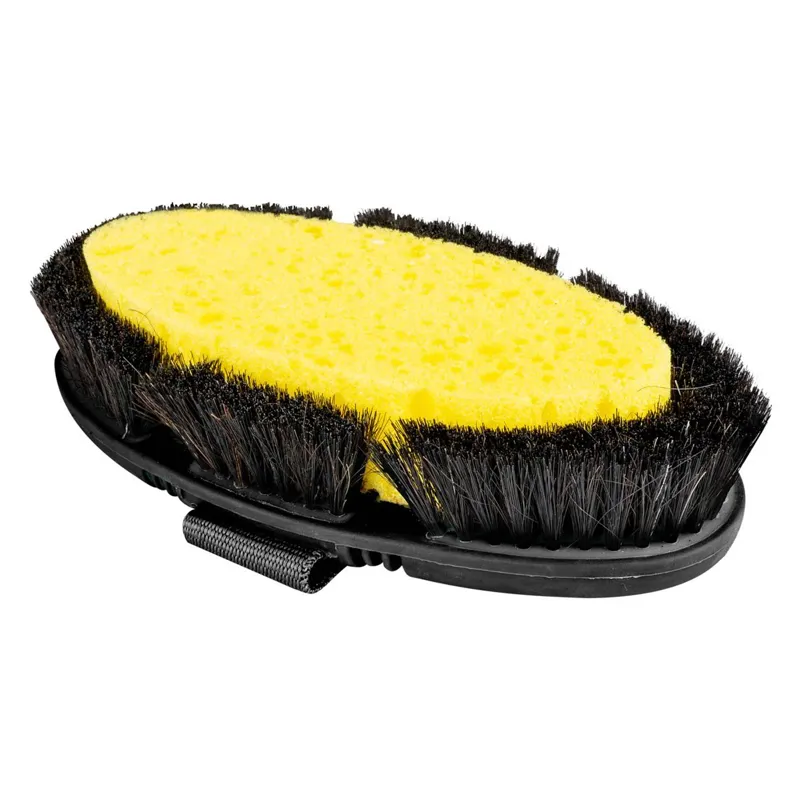 Waldhausen Flex Washing Brush with Sponge - Black/Grey