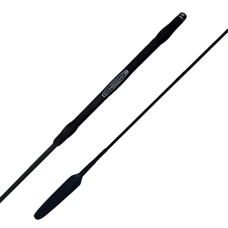 Woof Wear Contour Leather Dressage Whip - Black