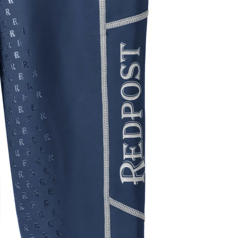 Redpost Adapt Full Grip Junior Riding Tights - Midnight Blue-2