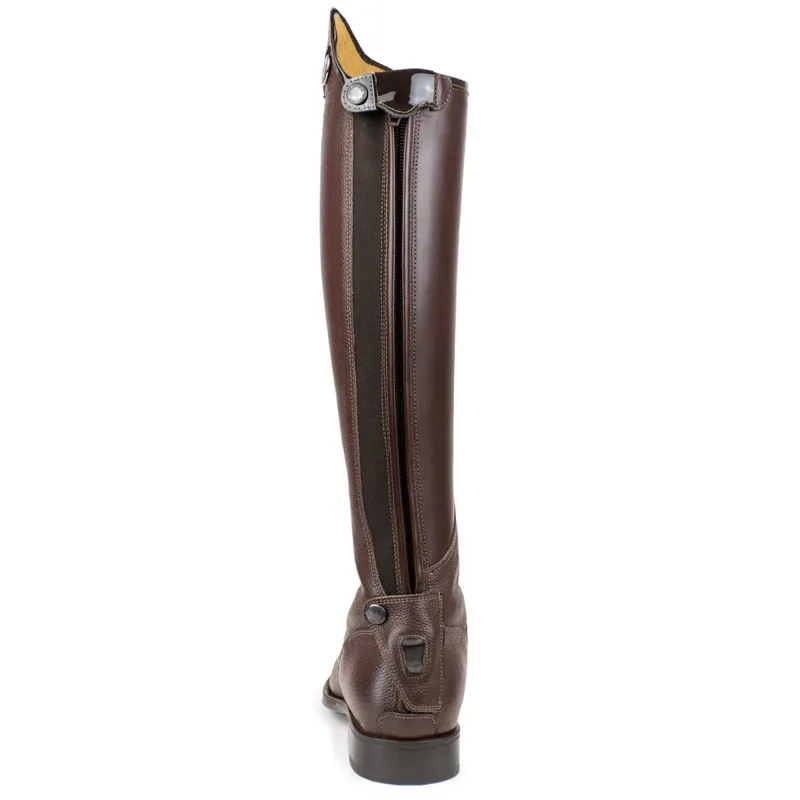DeNiro Salentino Regal Laced Boots with Zip Guards - Quick Brown/Brown-2