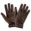 Equetech Adults Leather Show Gloves - Brown