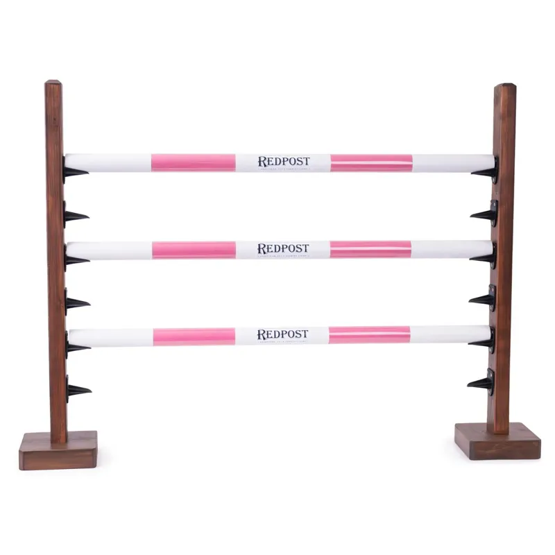Redpost Wooden Hobby Horse Jump - Pink