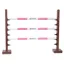 Redpost Wooden Hobby Horse Jump - Pink