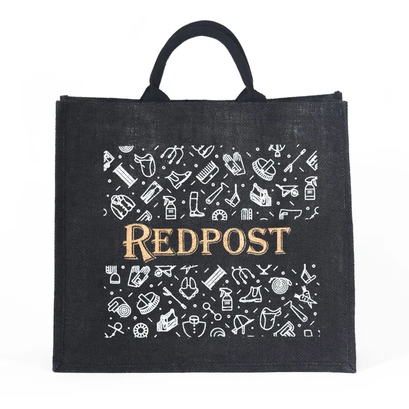 Redpost Original Jute Tote - Black