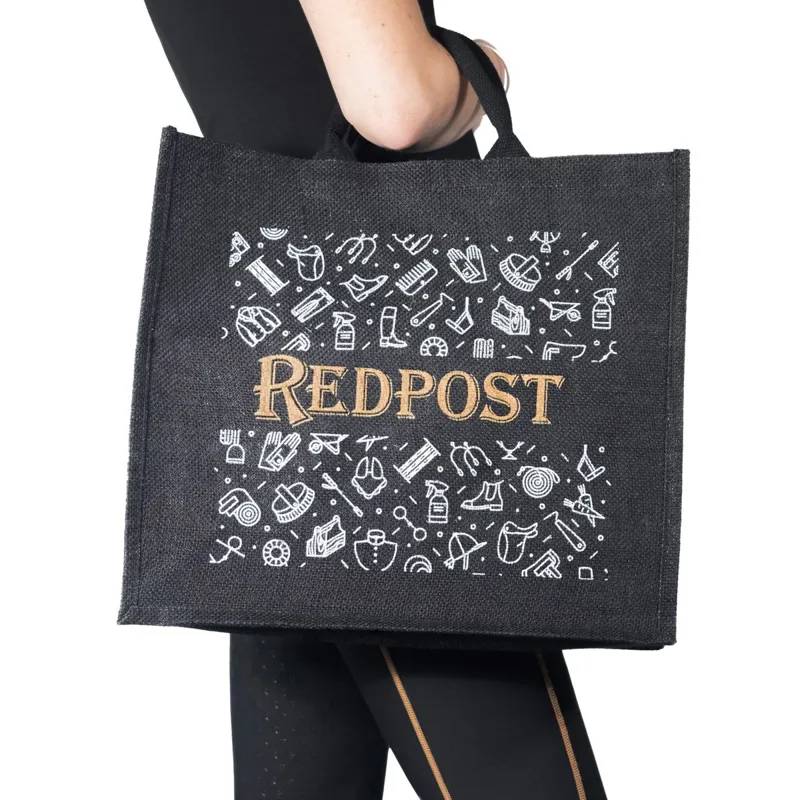 Redpost Original Jute Tote - Black-2