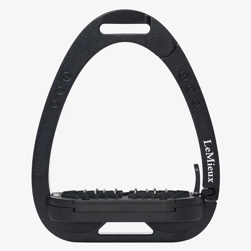 LeMieux Vector Control Flat Safety Stirrups - Black-3