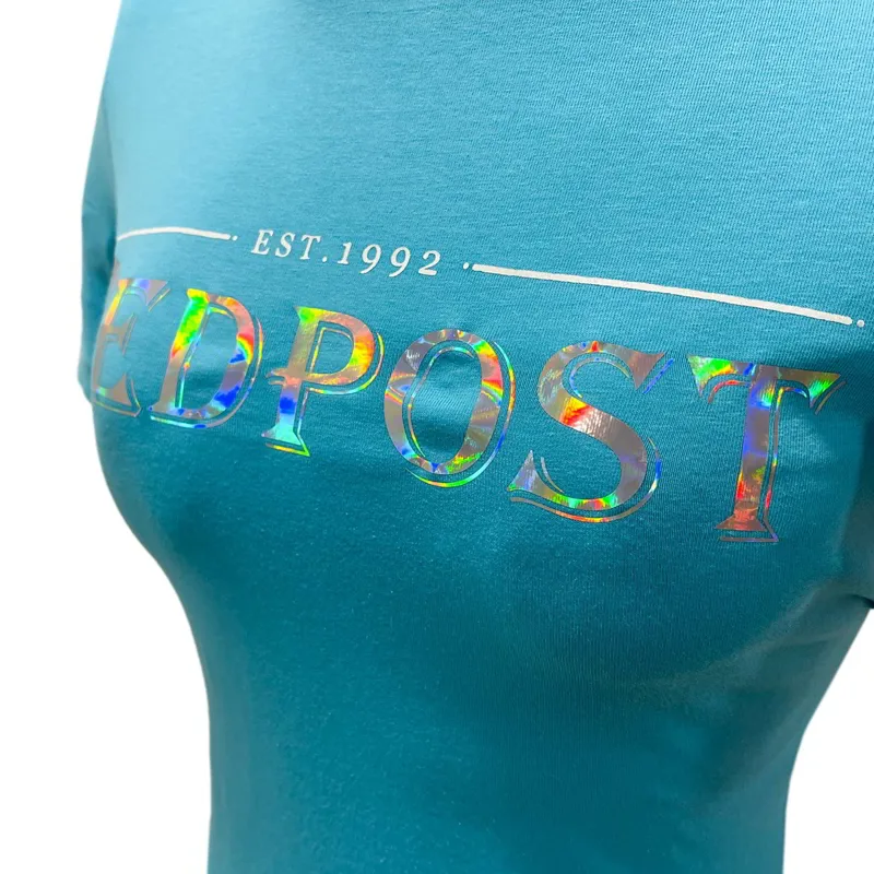 Redpost Original Women's Tee - Surf Blue-2