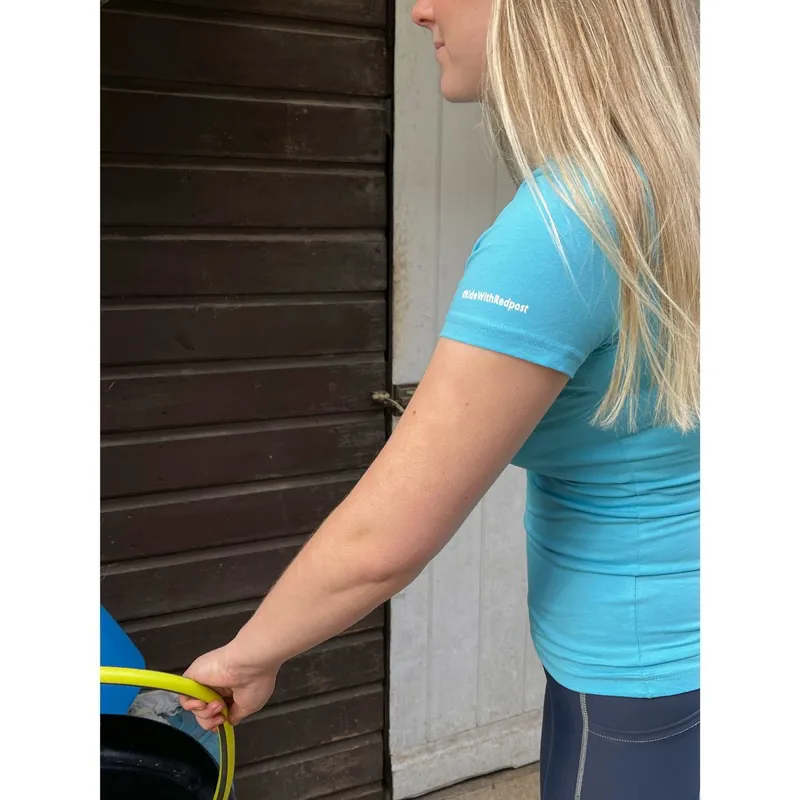 Redpost Original Women's Tee - Surf Blue-6