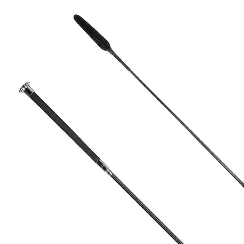 Redpost X-Grip Flap End Dressage Whip - Black