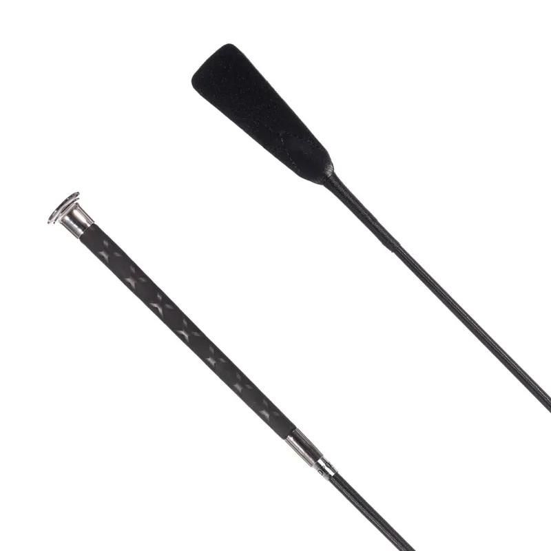 Redpost X-Grip Rubber Riding Crop - Black