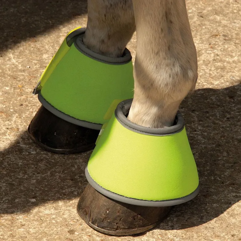 Rhinegold Reflective Bell Boots - Yellow