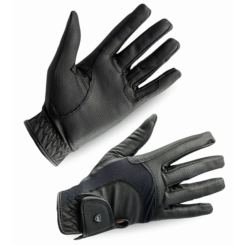 Woof Wear Reintex Mesh Riding Gloves - Black