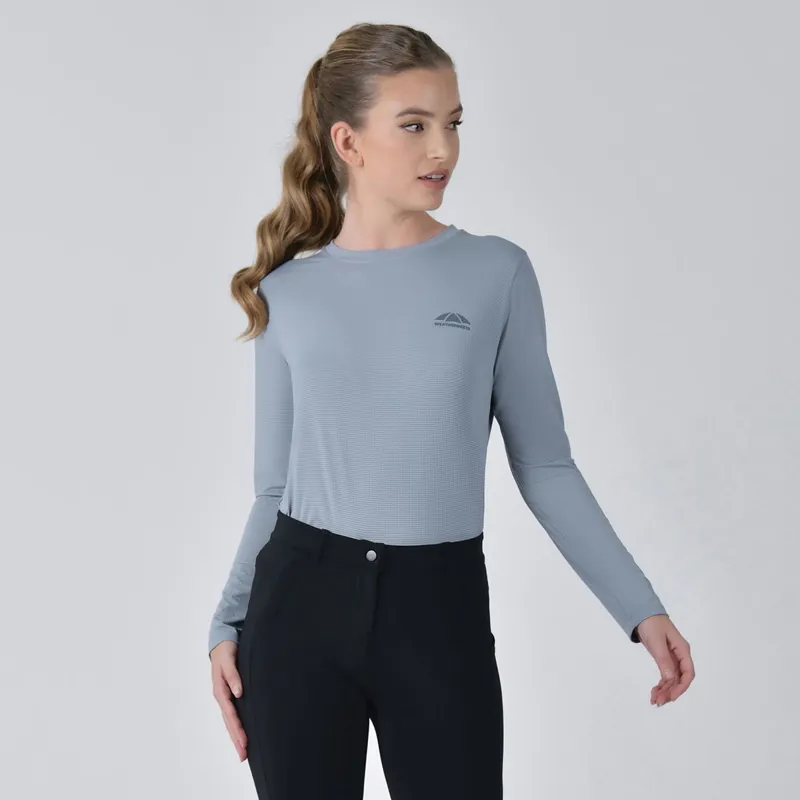 WeatherBeeta Relaxed UV Long Sleeve Womens Tee - Bluestone-1