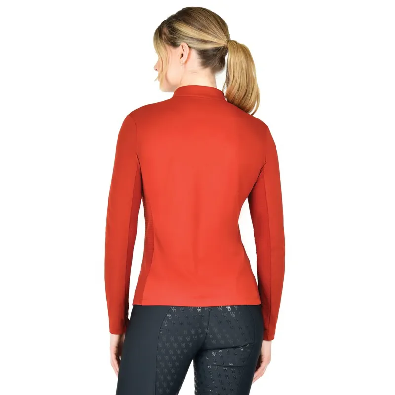 WeatherBeeta Reno Long Sleeve Women's Top - Red Ochre-3