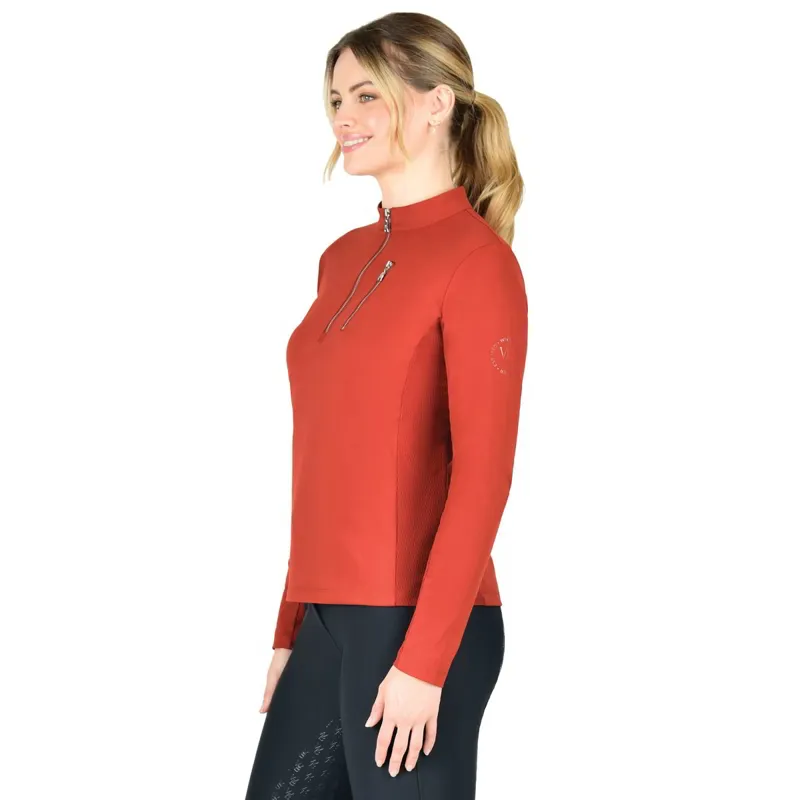 WeatherBeeta Reno Long Sleeve Women's Top - Red Ochre-4