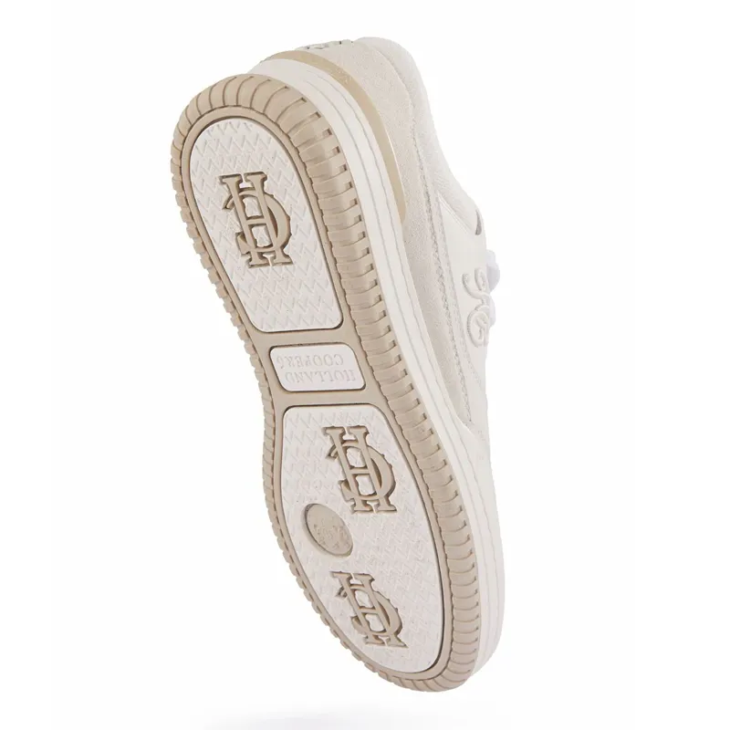Holland Cooper Retro Runner Ladies Sneakers - Off White-2
