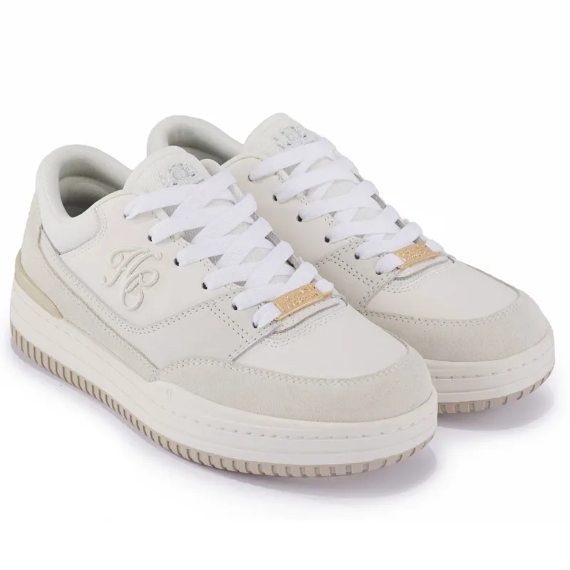 Holland Cooper Retro Runner Ladies Sneakers - Off White