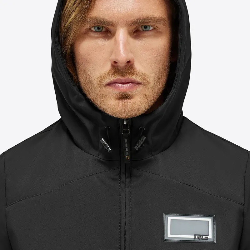 Riders Gene Hooded Softshell Men's Jacket - Black-2