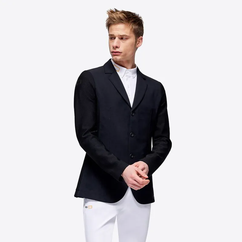 Riders Gene Jersey and Mesh Men's Competition Jacket - Black-1