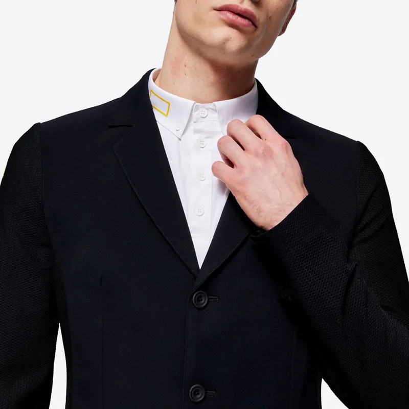 Riders Gene Jersey and Mesh Men's Competition Jacket - Black-2