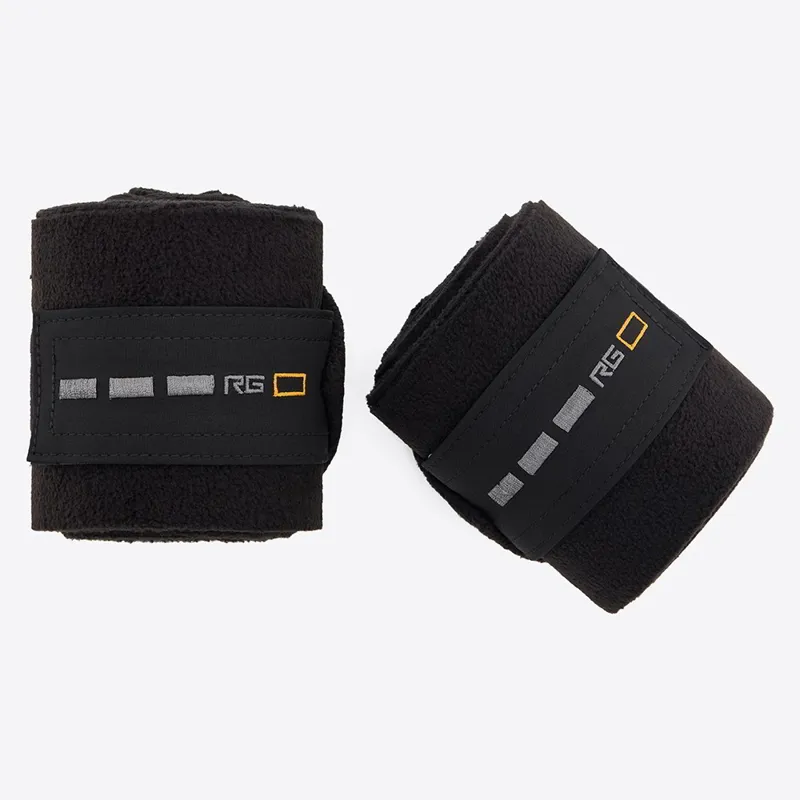 Riders Gene Fleece Polo Wraps - Black-1
