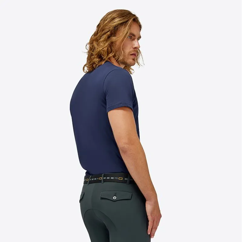 Riders Gene Cotton Men's T-Shirt - Royal Blue-2