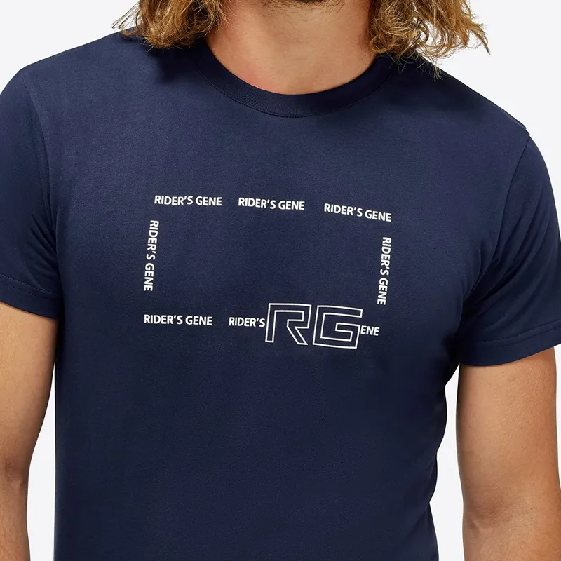 Riders Gene Cotton Men's T-Shirt - Royal Blue-1