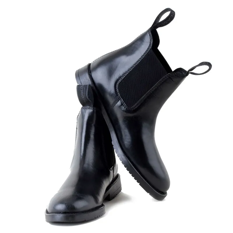 Rhinegold Comfey Classic Adults Paddock Boots - Black