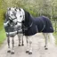 Rhinegold Fixed Neck Fleece Cooler - Grey Stripe