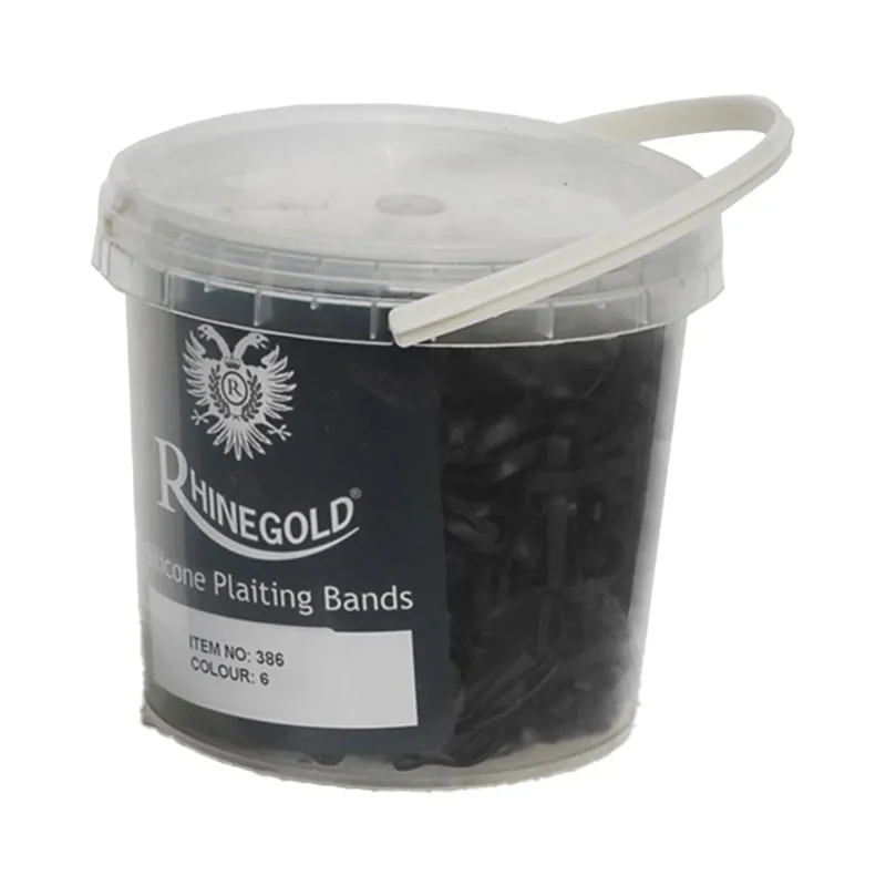 Rhinegold Braiding Bands Tub - Black