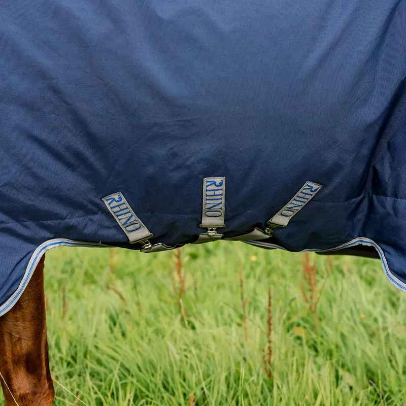 Rhino Plus Vari-Layer 450g Turnout Blanket - Navy/Titanium Grey-2