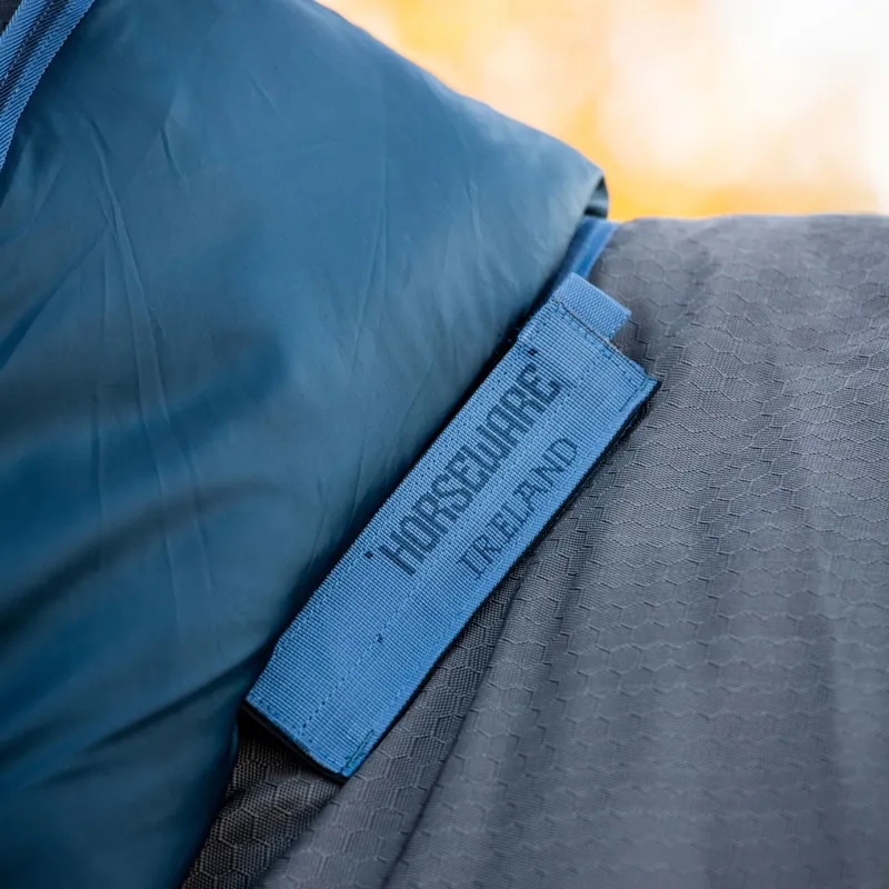 Rhino HexStop Plus 100g Vari-Layer Turnout Blanket - Grey/Indigo/Navy-3