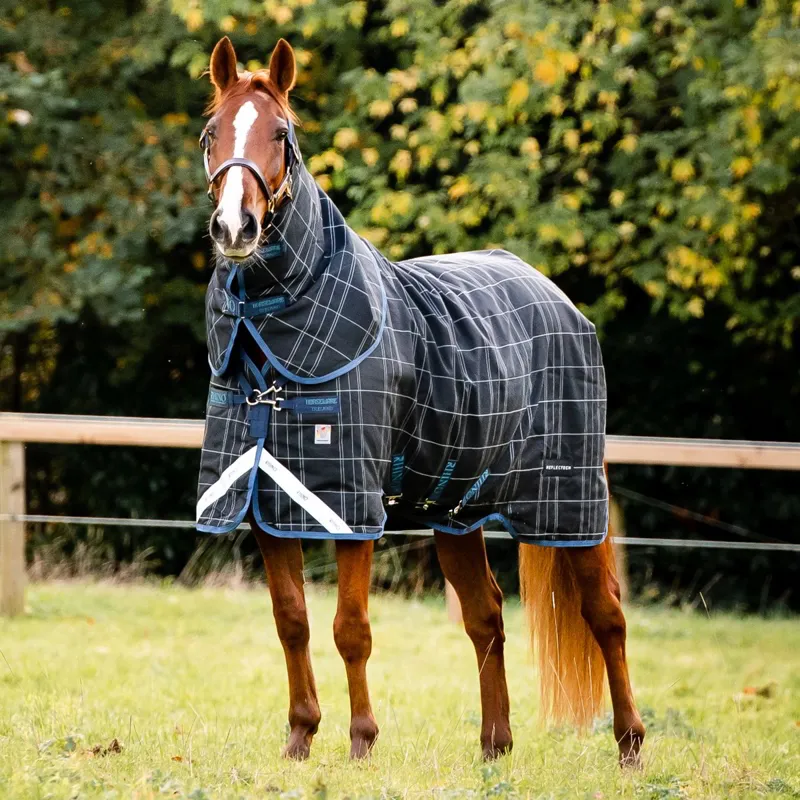 Rhino Plus Reflectech 250g Vari-Layer Turnout Blanket - Navy/Indigo-4