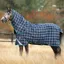 Rhino Plus Vari-Layer 250g Turnout Blanket - Navy Check/Teal