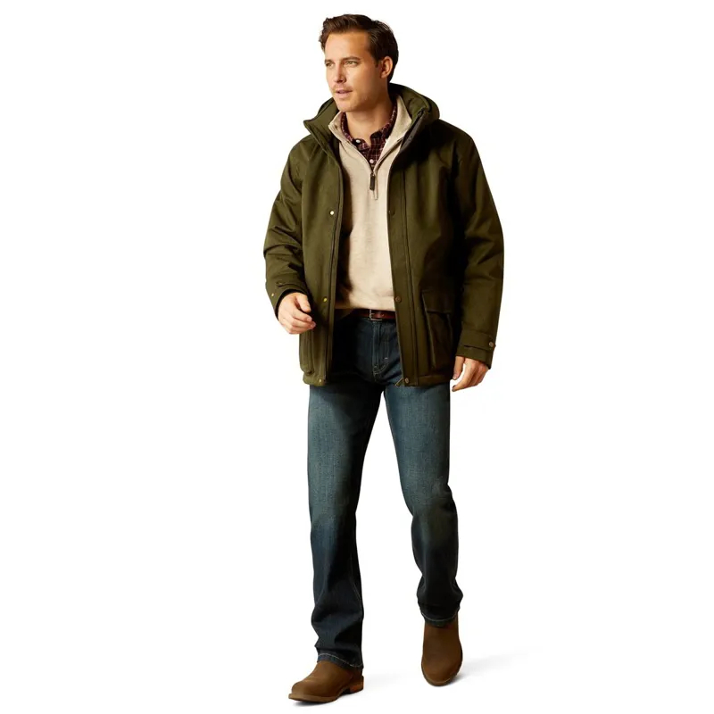 Ariat Rhodium Waterproof Insulated Men's Parka Jacket - Rosin-4