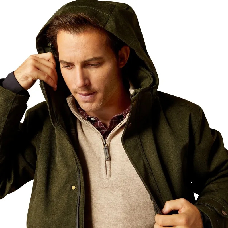 Ariat Rhodium Waterproof Insulated Men's Parka Jacket - Rosin-3