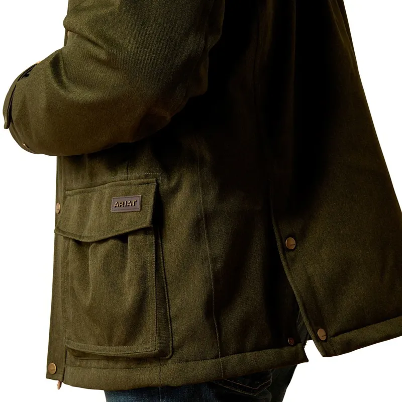 Ariat Rhodium Waterproof Insulated Men's Parka Jacket - Rosin-2