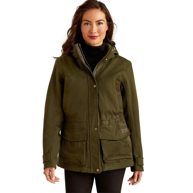 Ariat Rhodium H2O Womens Insulated Parka Jacket - Rosin