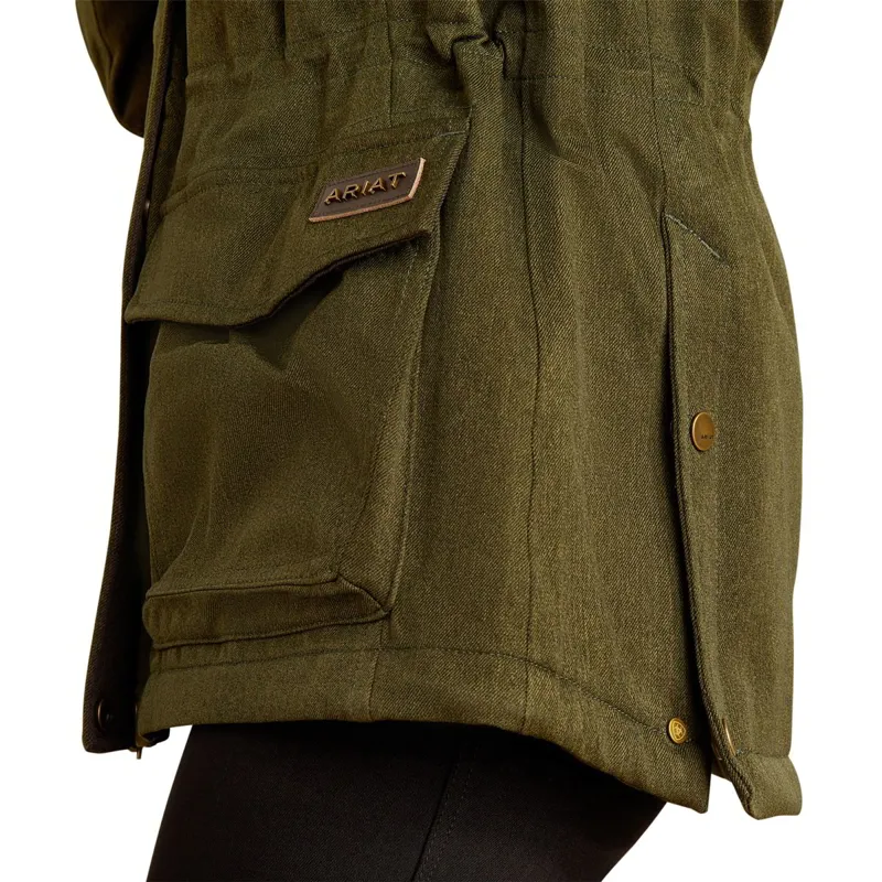 Ariat Rhodium H2O Womens Insulated Parka Jacket - Rosin-6