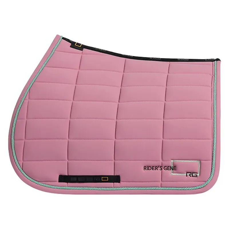 Riders Gene Jersey Jump Saddle Pad with Trim - Mauve Orchid