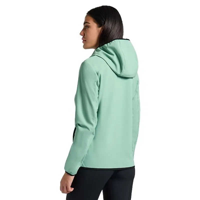 Riders Gene Jersey Womens Softshell Hooded Jacket - Meadow Green-1