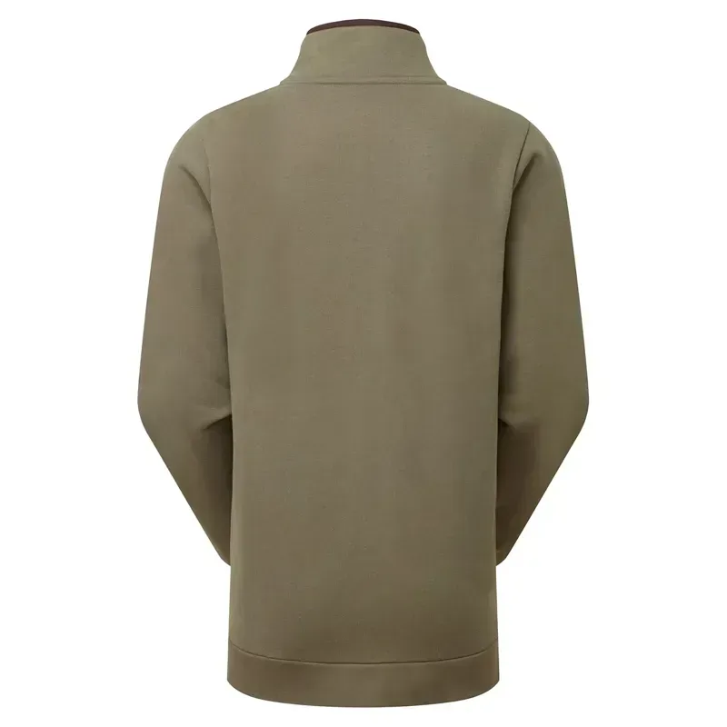 Ridgeline Brancaster Women's 1/4 Zip Top - Smokey Olive-5
