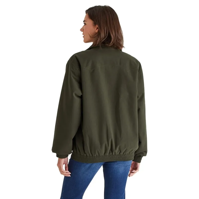Ridgeline Brumby Women's Barn Jacket - Deep Forest-1