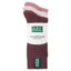 Ridgeline Cotton Work Mid Length Socks 3 Pack - Oxblood Multi