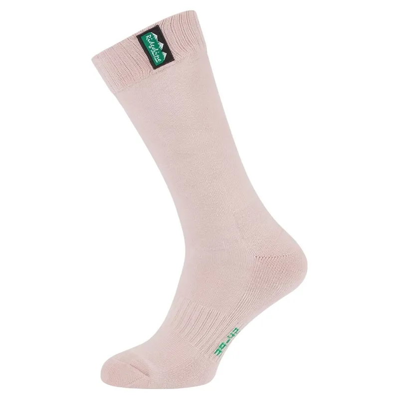 Ridgeline Cotton Work Mid Length Socks 3 Pack - Oxblood Multi-3
