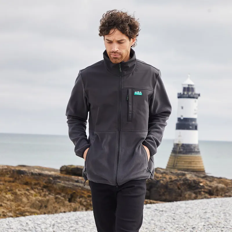 Ridgeline Hybrid Fleece Mens Jacket - Shale-6